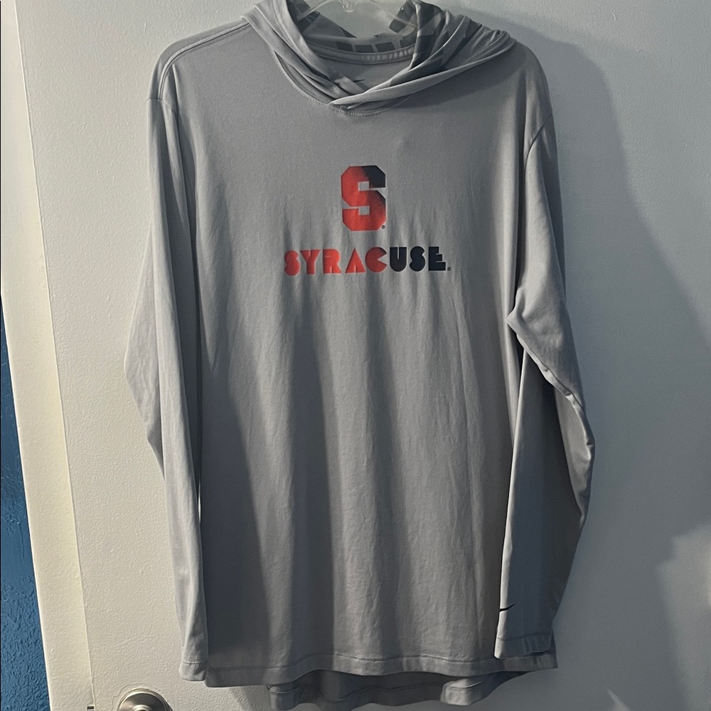 💙🧡 Nike Dri-Fit - Syracuse Grey Hoodie